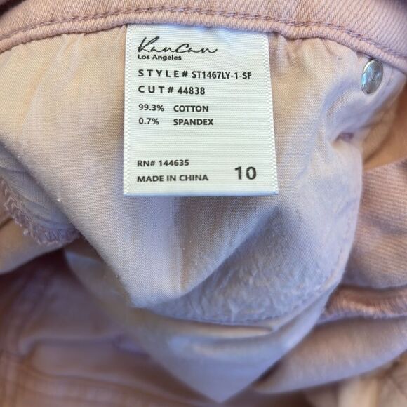 Kan Can pink denim jeans Size 10 New - Picture 8 of 9